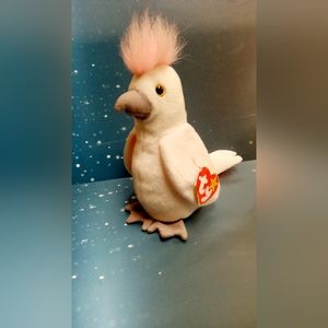 Ty Beanie Babies Kuku the Cockatoo 1997